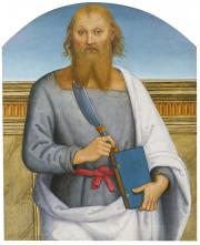 Szent Bertalan.(Pietro Perugino festménye, 1510 k.)